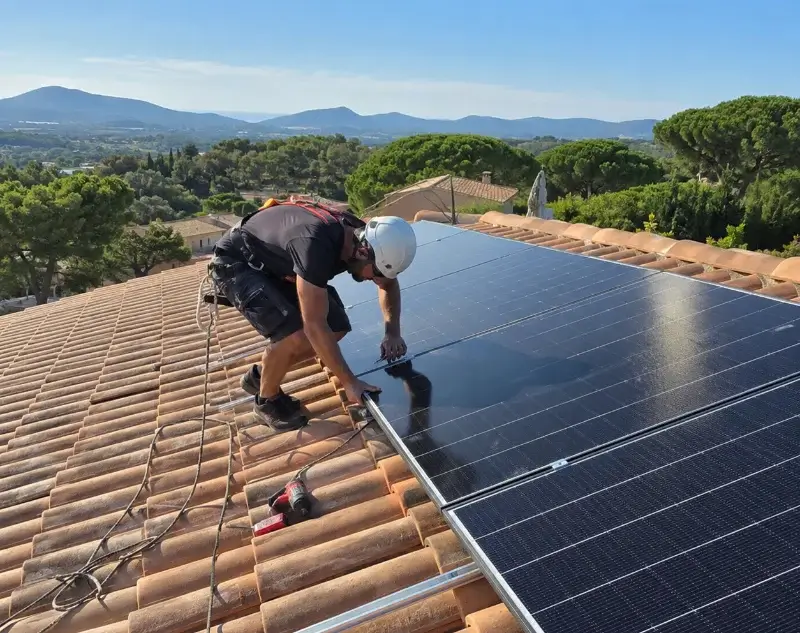 Installateur panneaux solaires Herbeys — pose photovoltaïque sur toiture